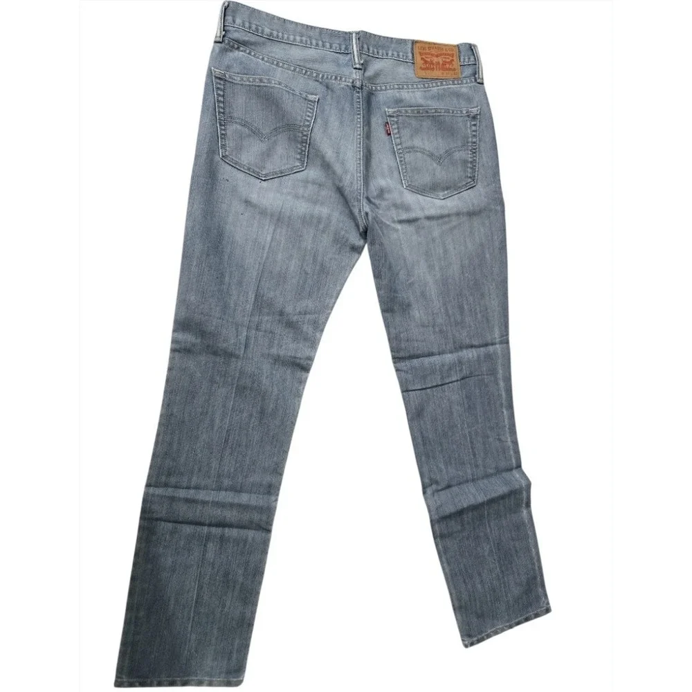 Levi's 511 Slim Fit‎ Blue Jeans Men's 34x32 Light Wash Denim (Actual 34x31)